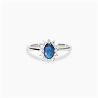Anello Mabina Donna in Argento Zaffiro
